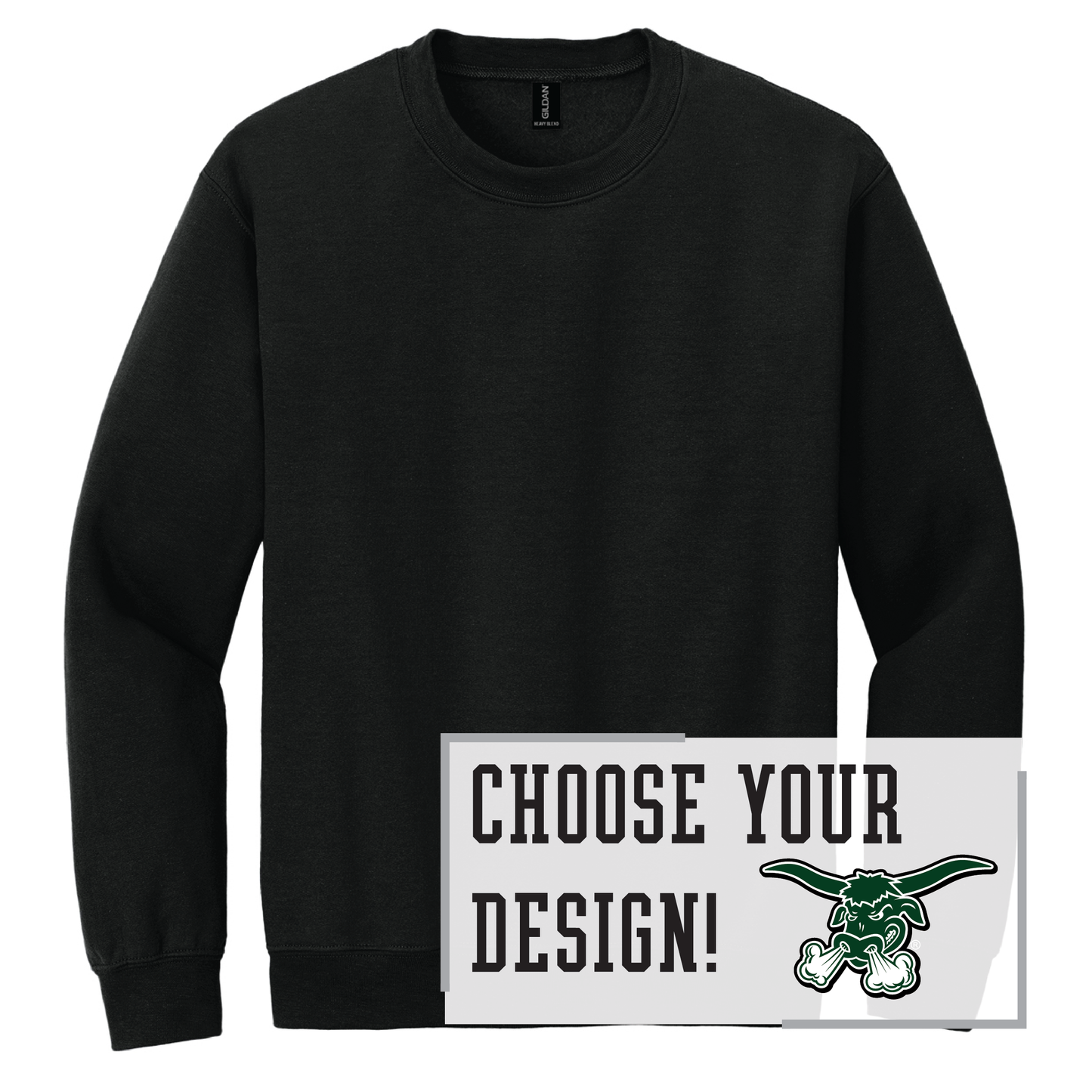 Packers Gildan® Heavy Blend™ Crewneck Sweatshirt (18000)