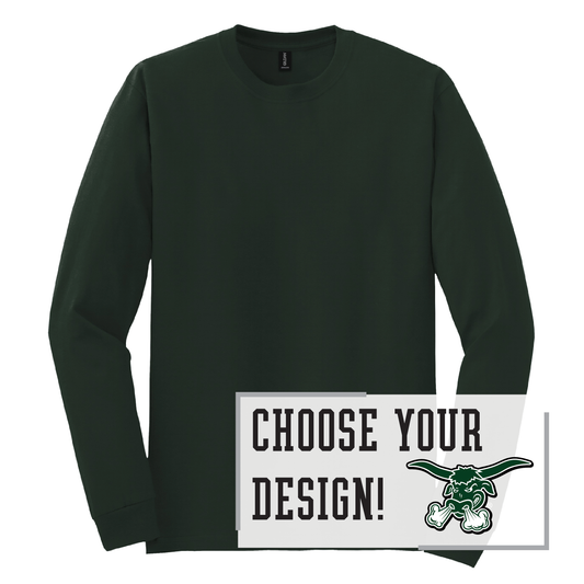 Packers Gildan® DryBlend® 50 Cotton/50 Poly Long Sleeve T-Shirt (8400)
