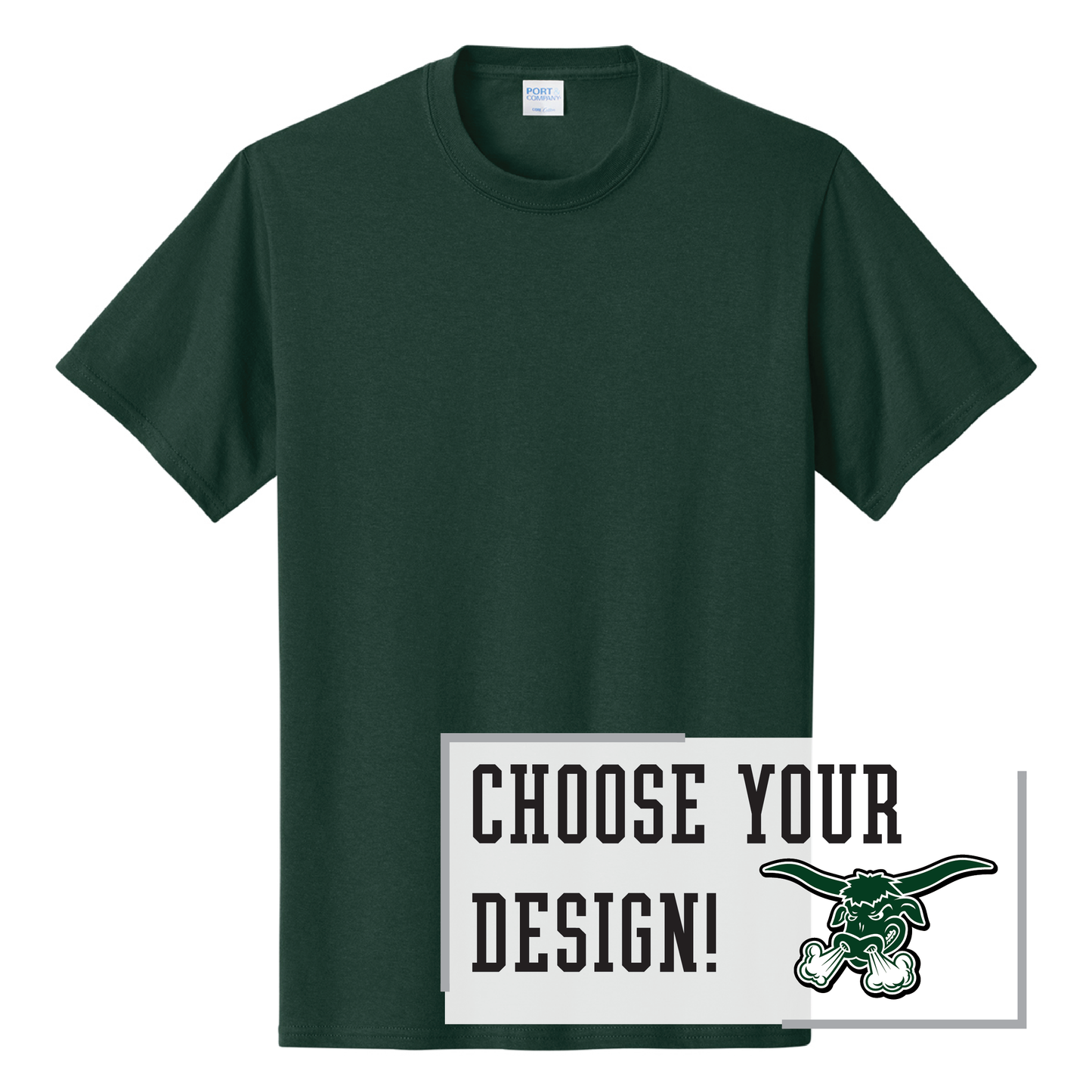 Packers Port & Co™ Core Cotton Tee (PC54)