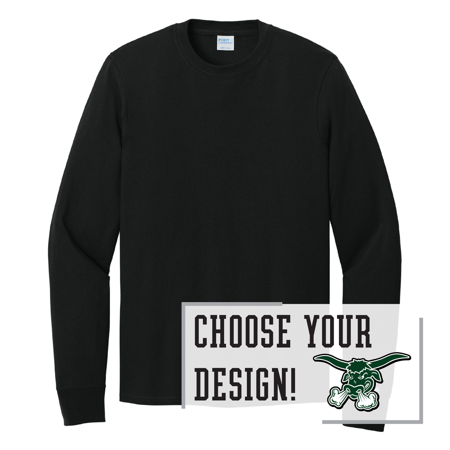 Packers Port & Co™ Long Sleeve Core Cotton Tee (PC54LS)