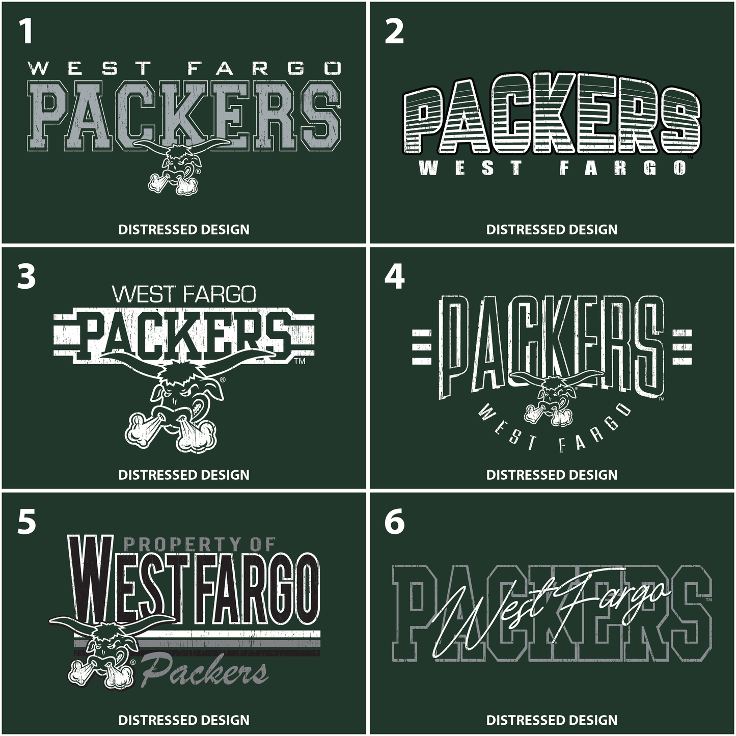 Packers Comfort Colors® Heavyweight Ring Spun Tee (1717)