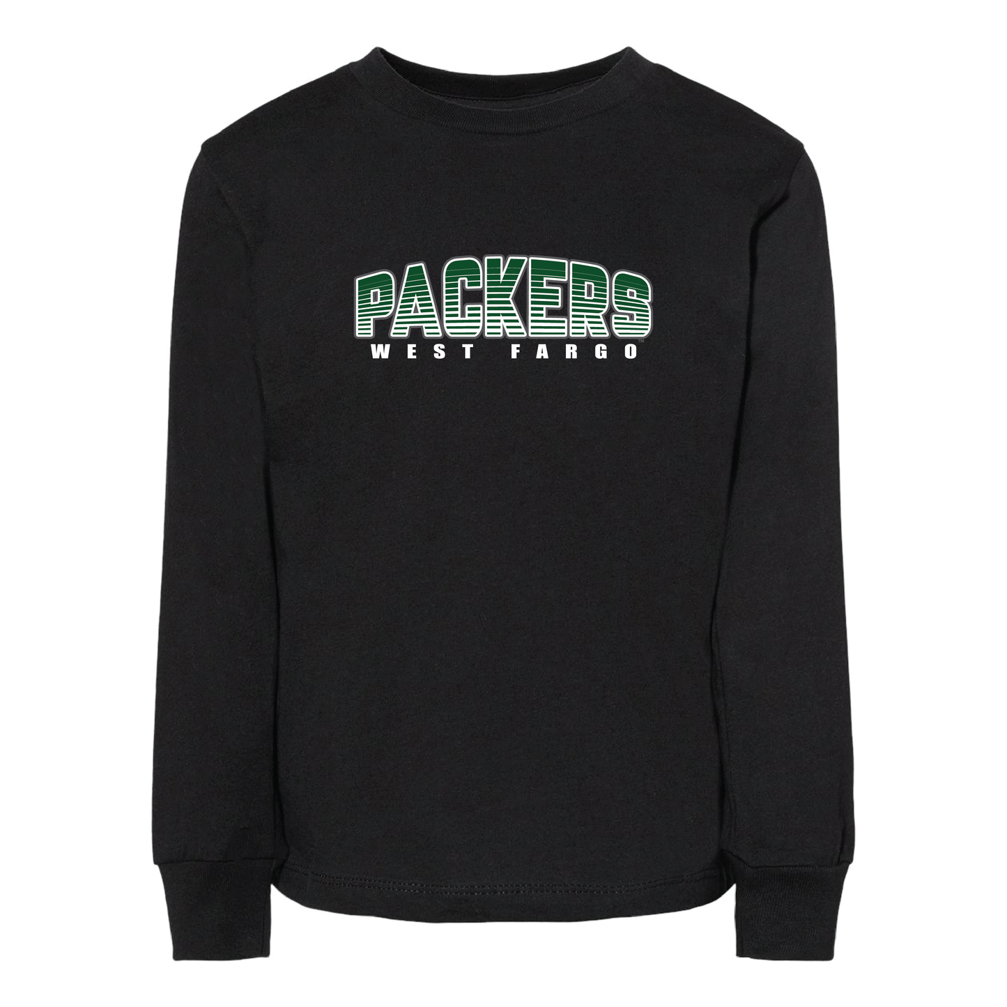 Packers BELLA+CANVAS® Toddler Long Sleeve Tee (3501T)