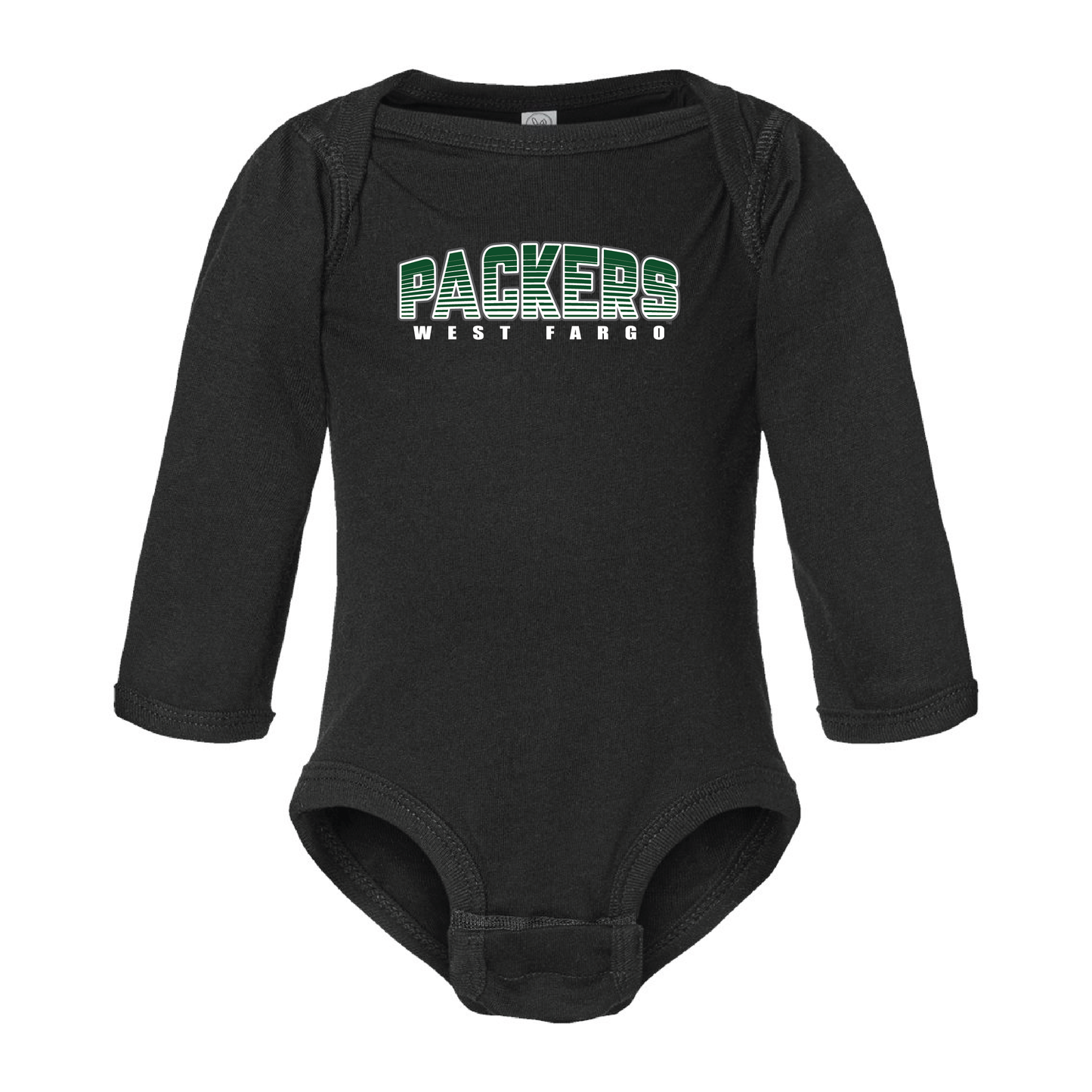 Packers Rabbit Skins™ Infant Long Sleeve Jersey Bodysuit (4421)