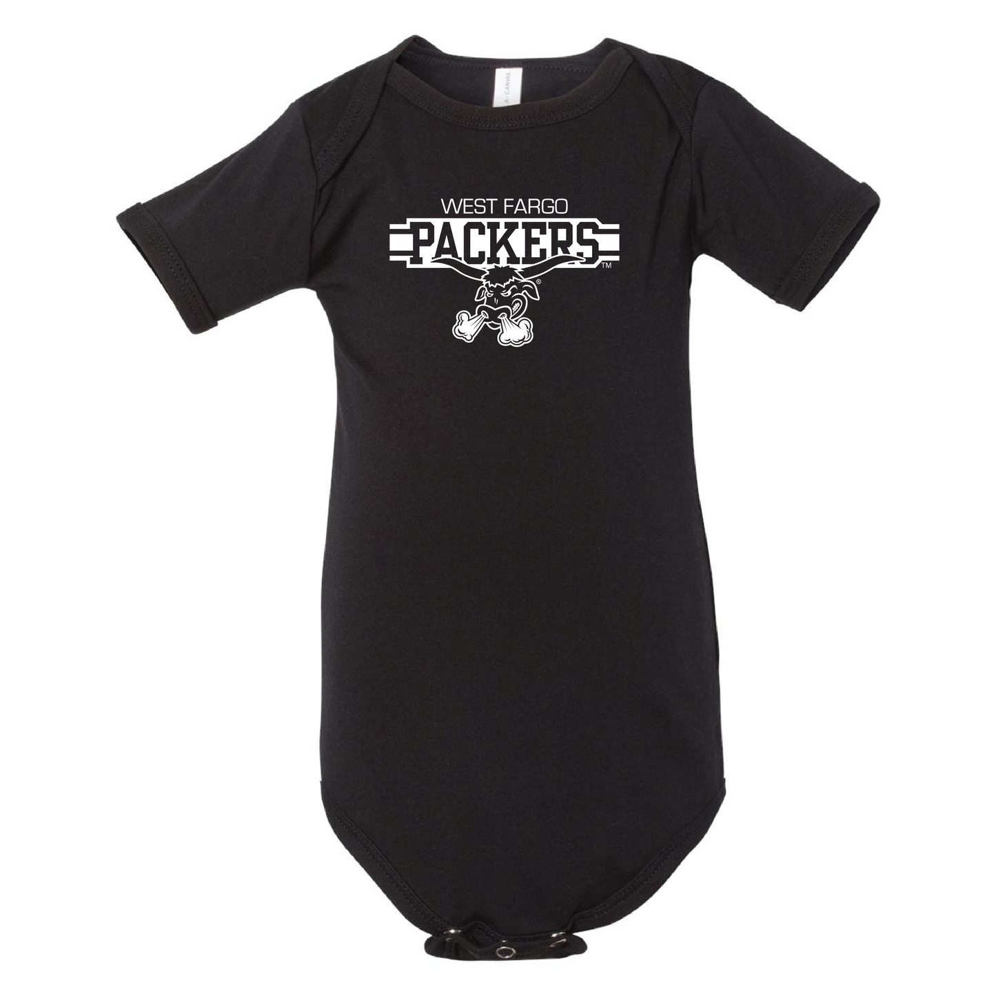 Packers BELLA+CANVAS® Infant Jersey Short Sleeve One Piece (100b)