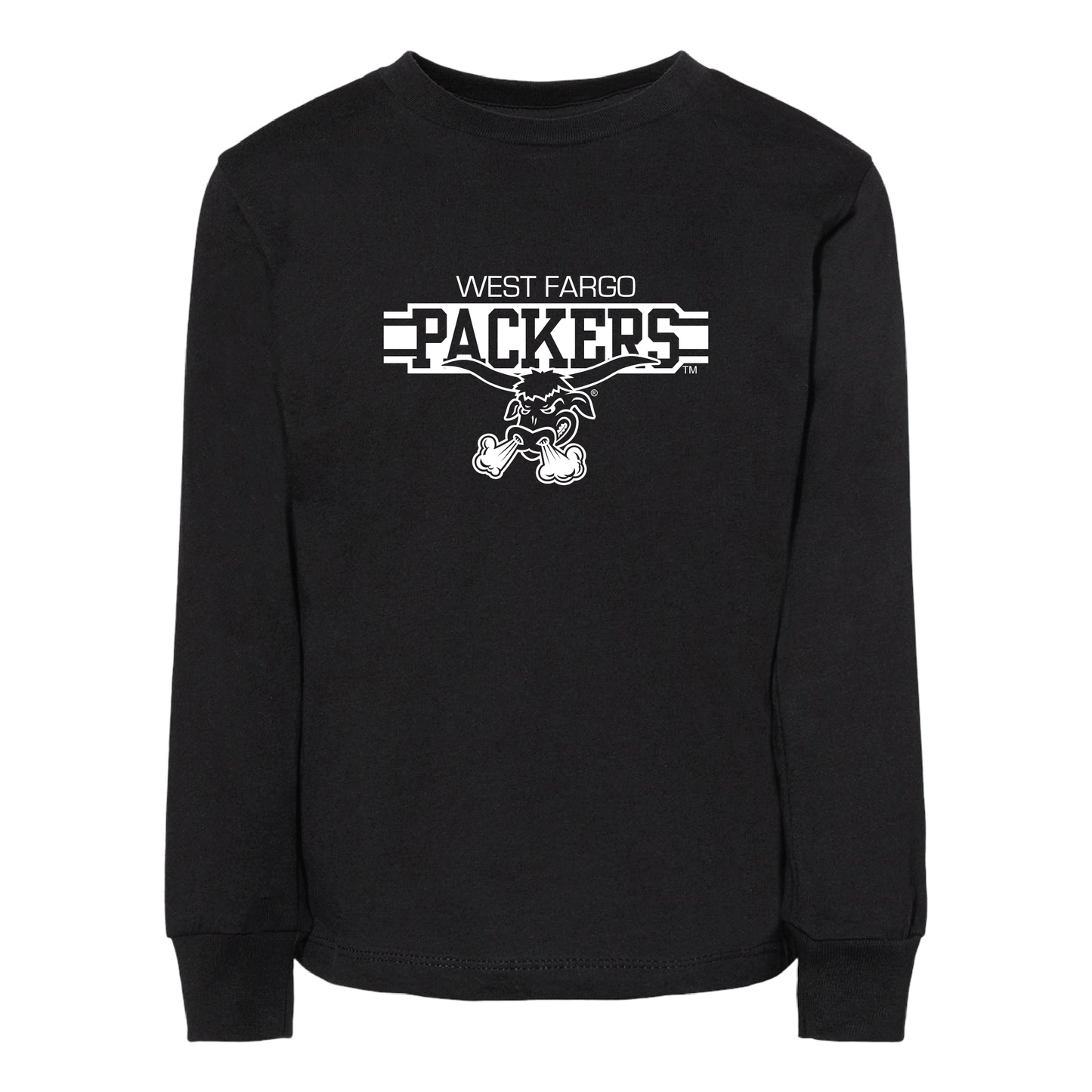 Packers BELLA+CANVAS® Toddler Long Sleeve Tee (3501T)