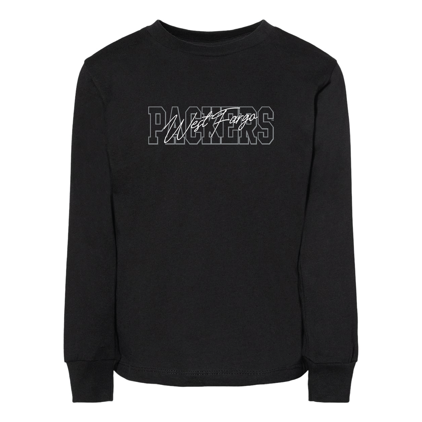 Packers BELLA+CANVAS® Toddler Long Sleeve Tee (3501T)