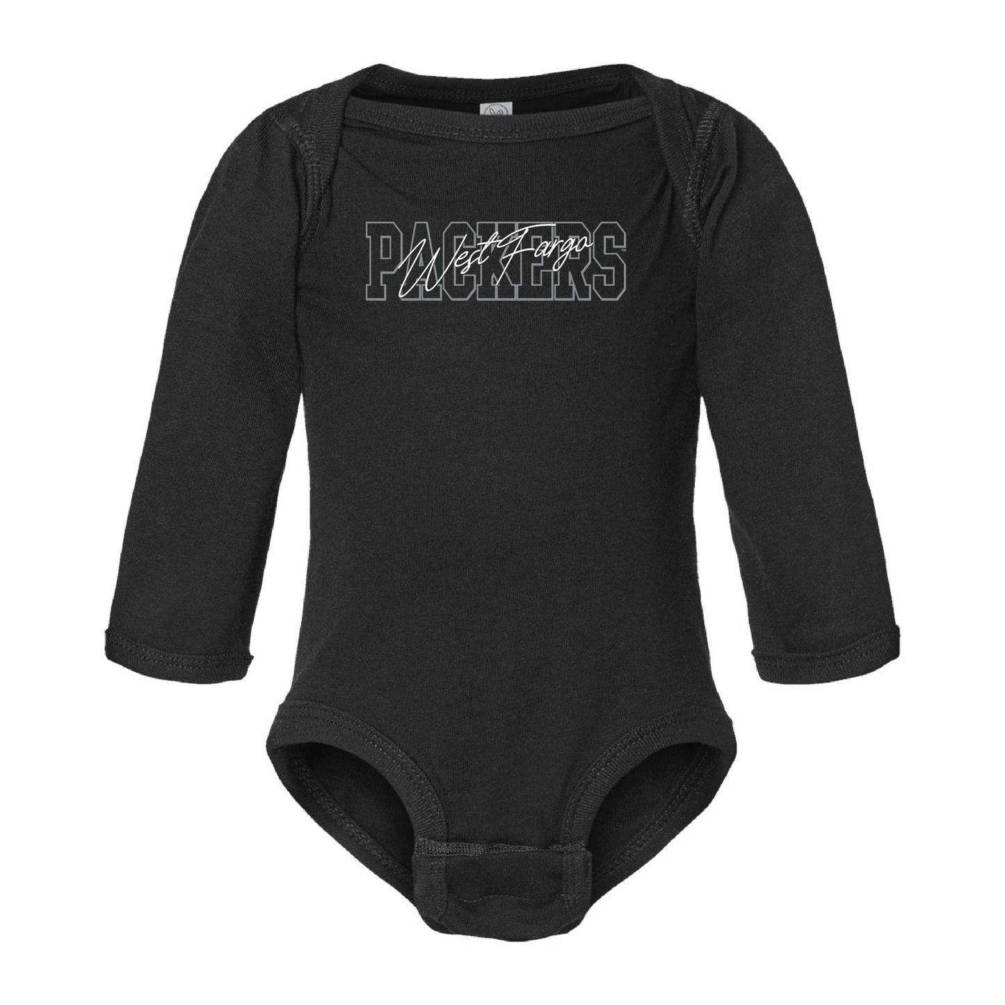 Packers Rabbit Skins™ Infant Long Sleeve Jersey Bodysuit (4421)