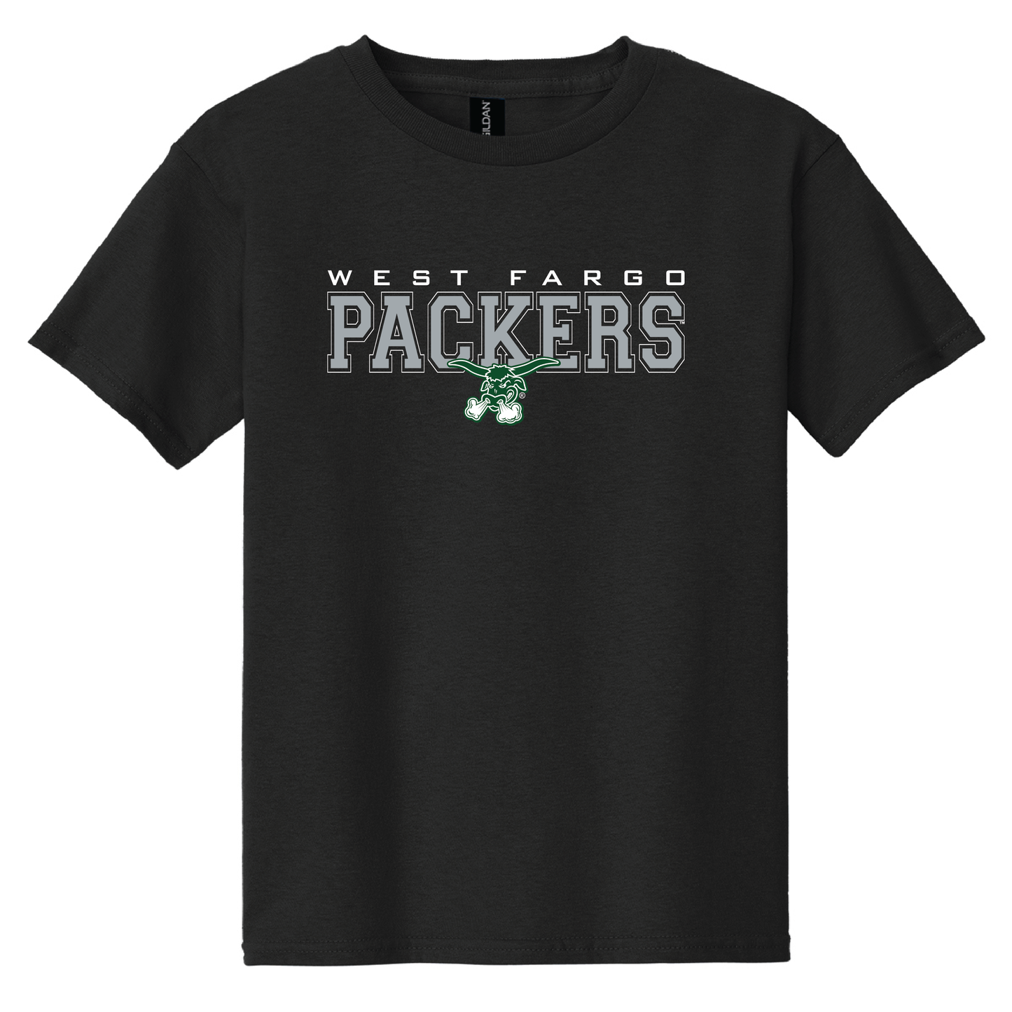 Packers Gildan® Youth 100% Cotton T-Shirt (5000b)