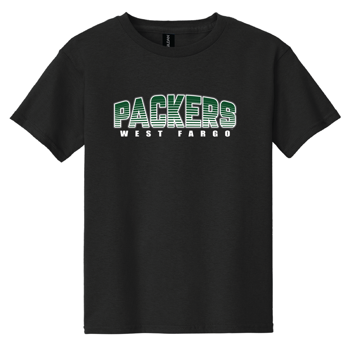 Packers Gildan® Youth 100% Cotton T-Shirt (5000b)