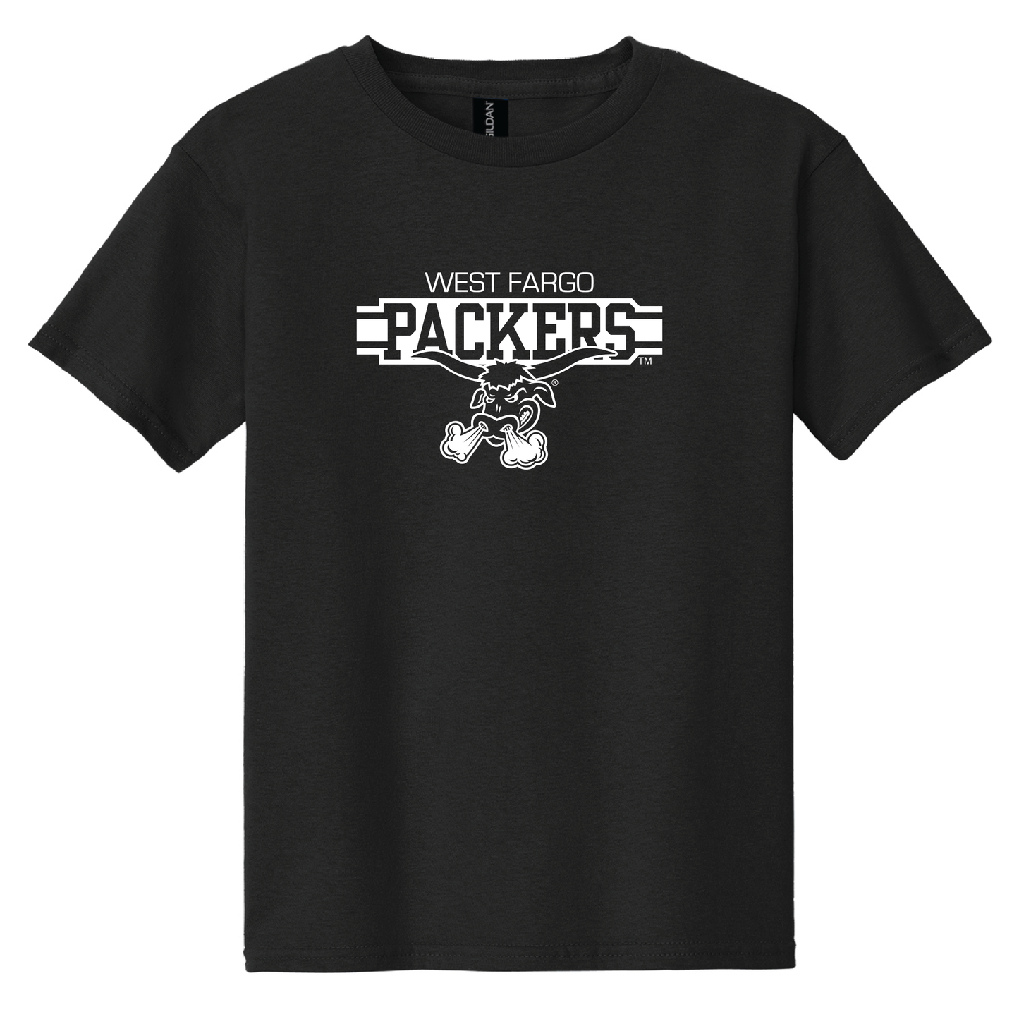 Packers Gildan® Youth 100% Cotton T-Shirt (5000b)