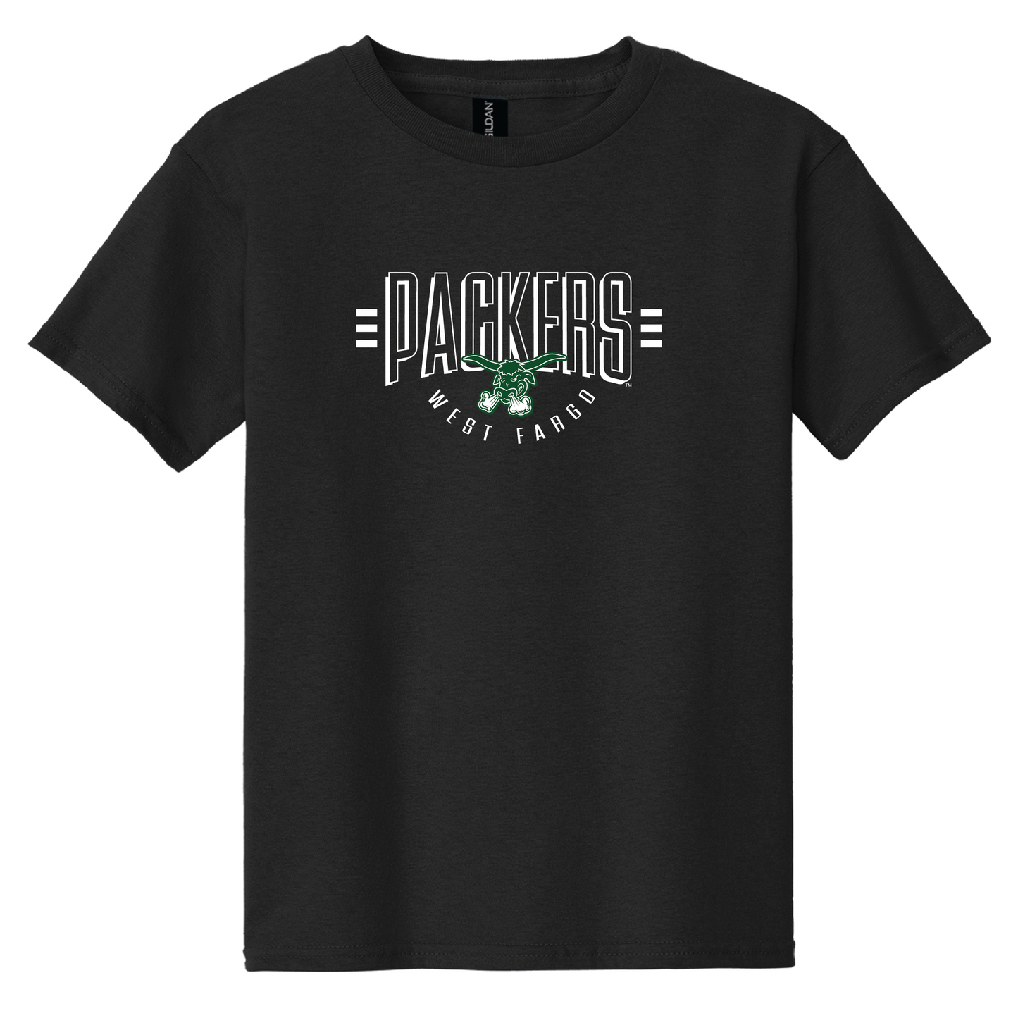 Packers Gildan® Youth 100% Cotton T-Shirt (5000b)