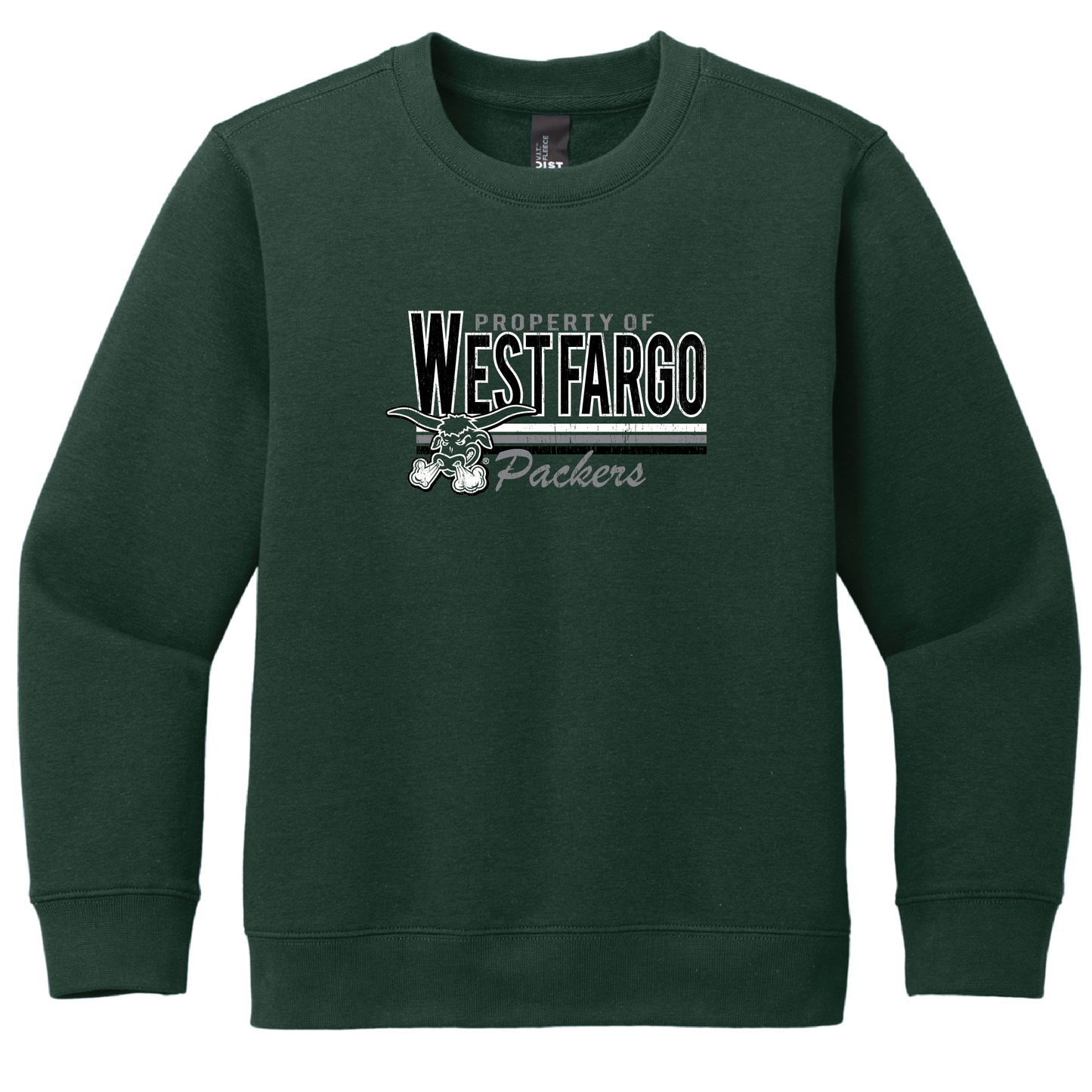 Packers District® Youth V.I.T.™ Fleece Crew (DT6104Y)