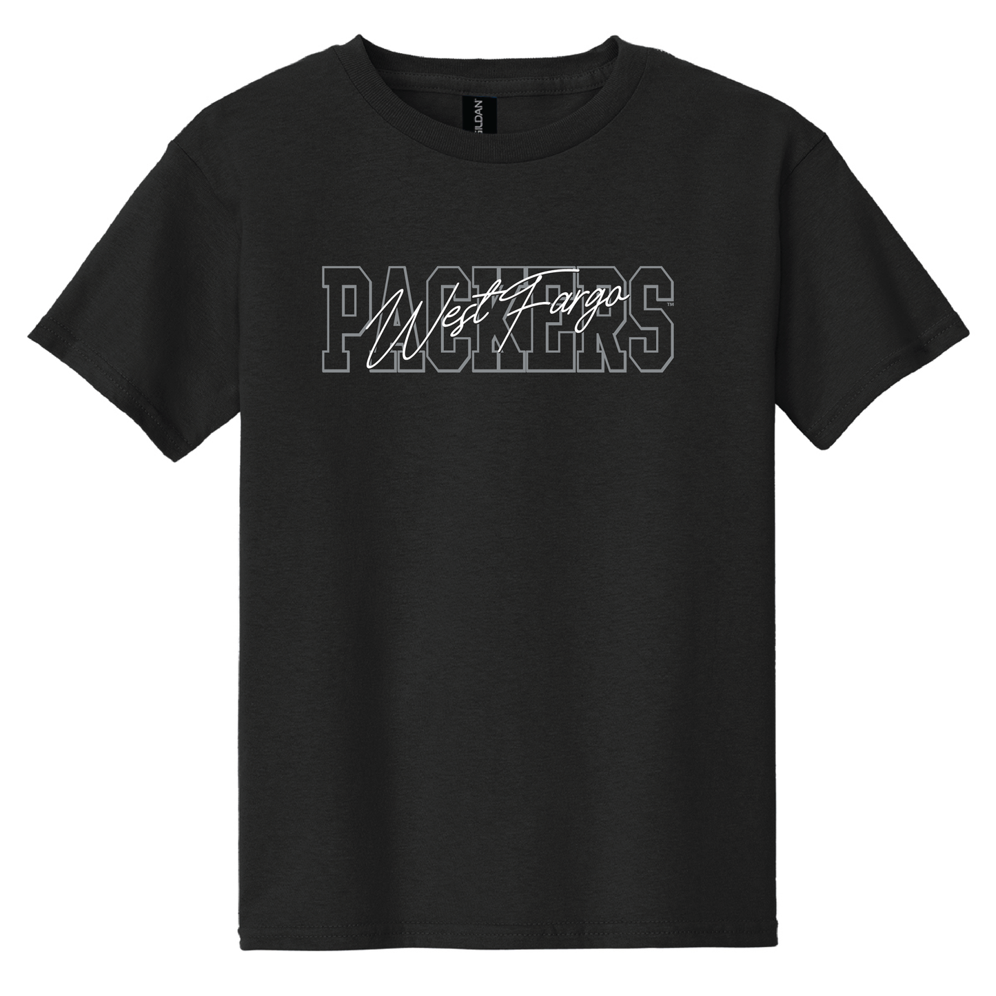 Packers Gildan® Youth 100% Cotton T-Shirt (5000b)