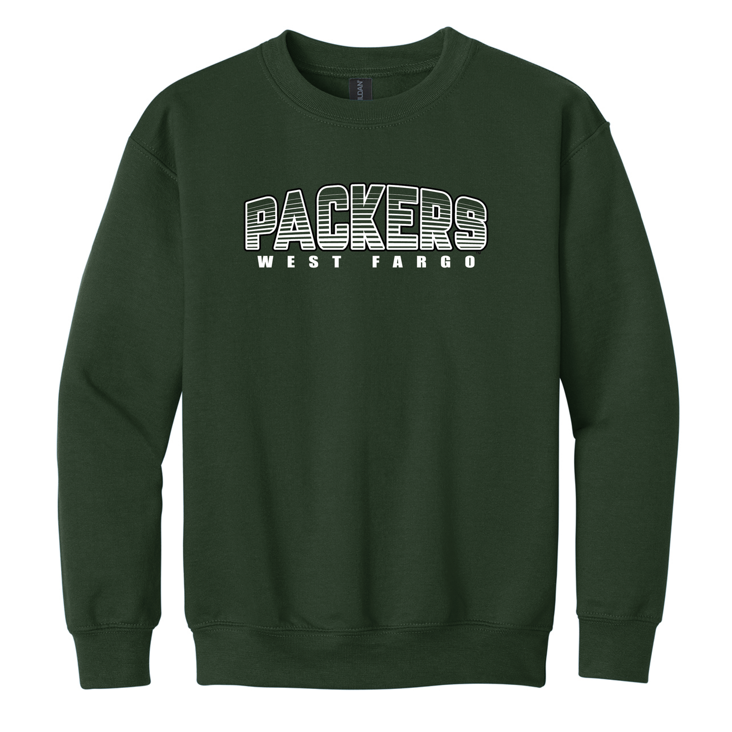 Packers Gildan® Youth Heavy Blend™ Crewneck Sweatshirt (18000B)