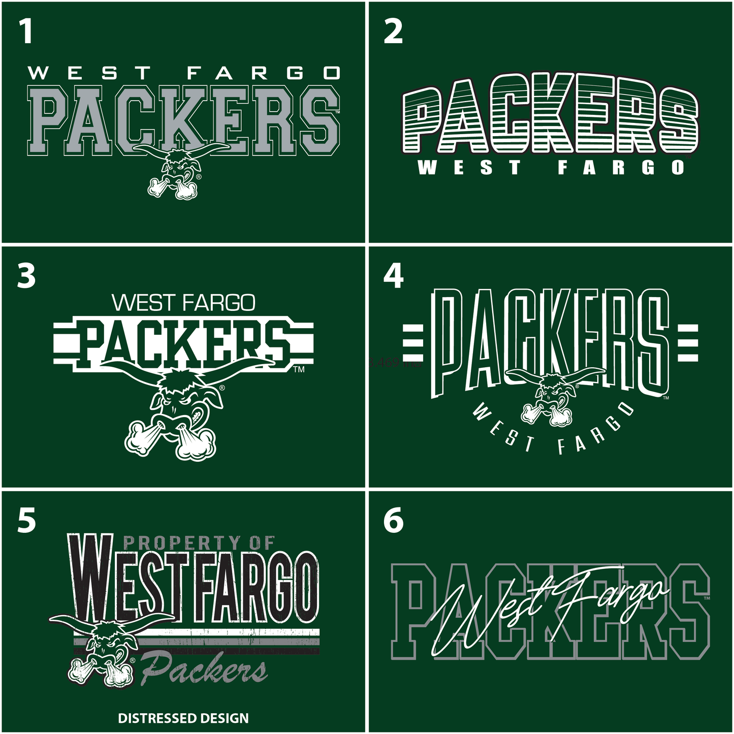 Packers Port & Co™ Youth Long Sleeve Core Cotton Tee (PC54YLS)