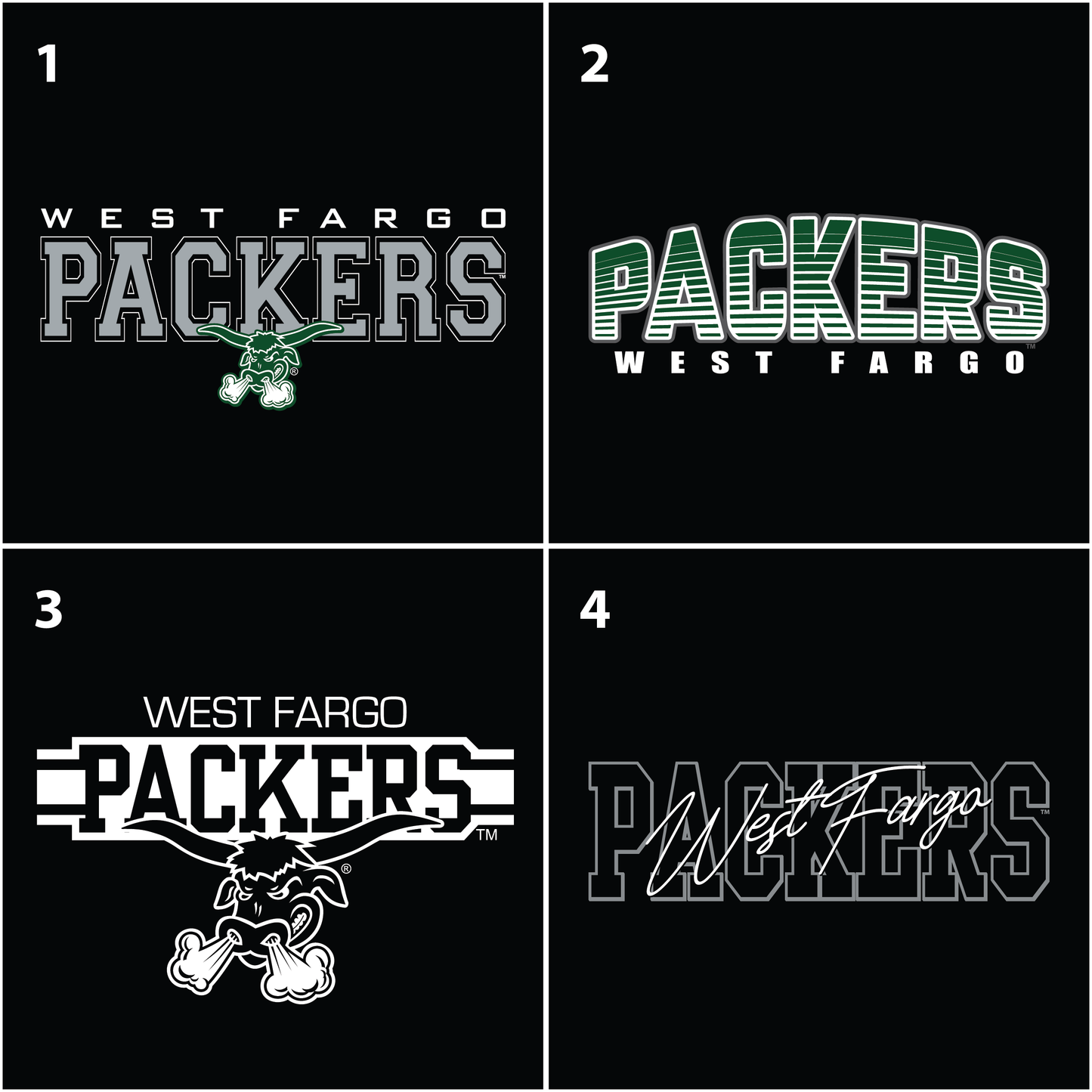 Packers BELLA+CANVAS® Toddler Long Sleeve Tee (3501T)
