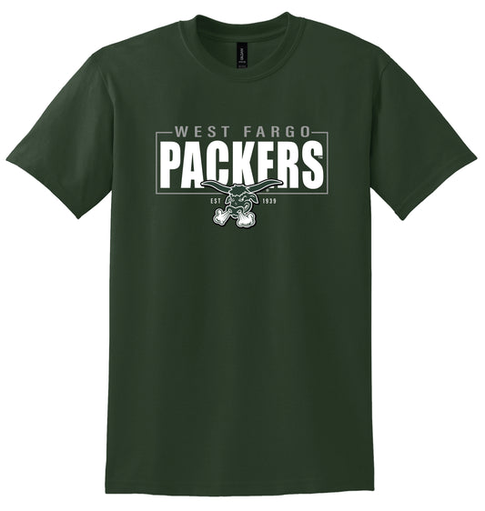 Packers Michael Forest Green Gildan S/S T-shirt 1123