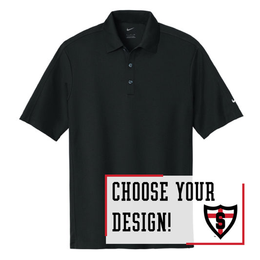 Shanley Black Nike Tech Sport Dri-FIT Polo (266998)
