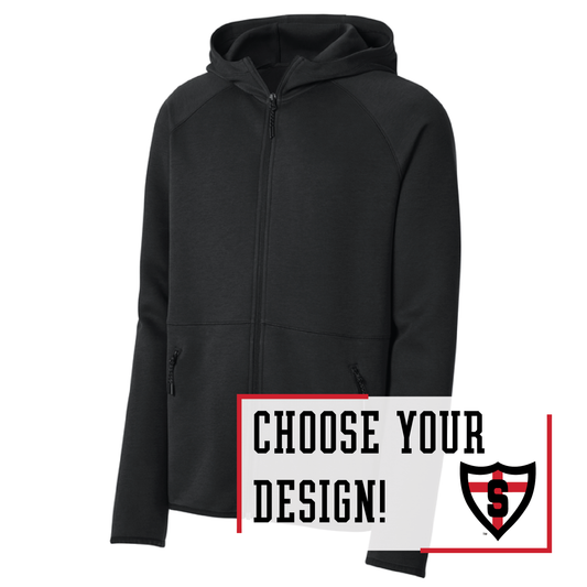 Shanley Black Sport-Tek® Phenom Full-Zip Hoodie (ST840)