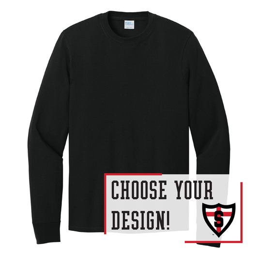 Shanley Port & Co™ Long Sleeve Core Cotton Tee (PC54LS)