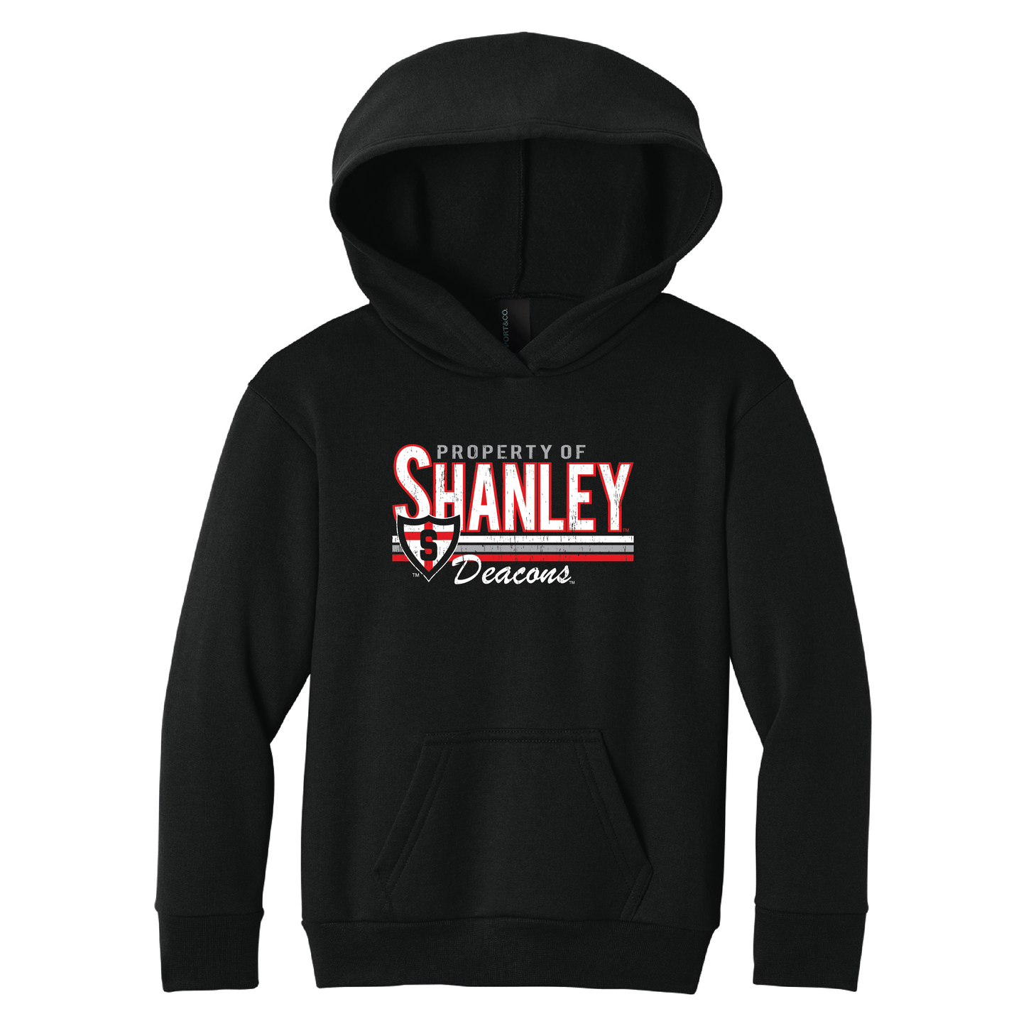 Shanley Port & Co™ Youth Pullover Hooded Sweatshirt (PC68YH)