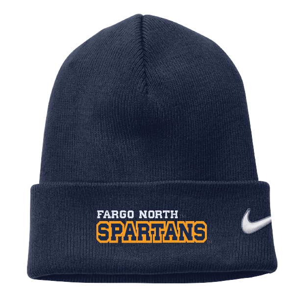 Spartans College Navy Nike Cuffed Beanie 1123