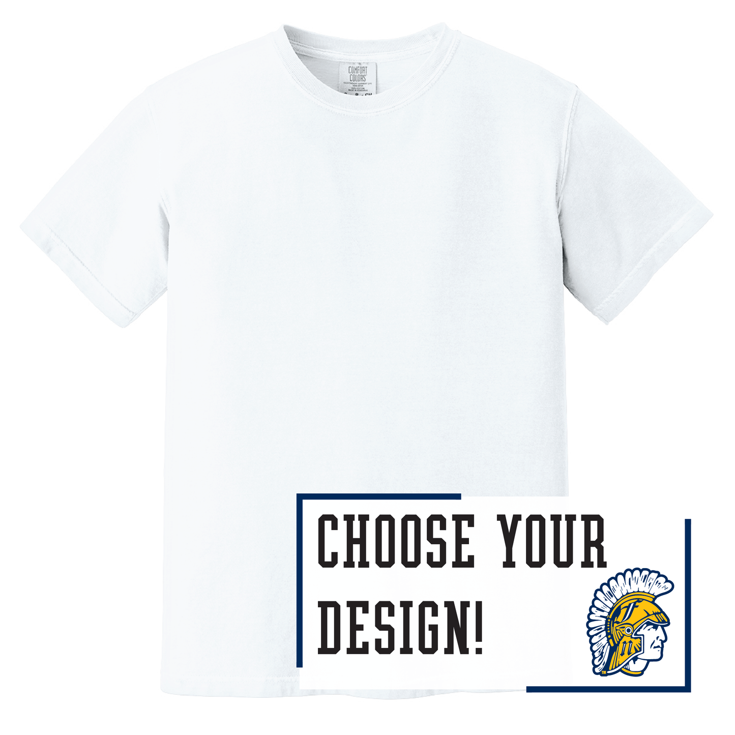 Spartans Comfort Colors® Heavyweight Ring Spun Tee (1717)