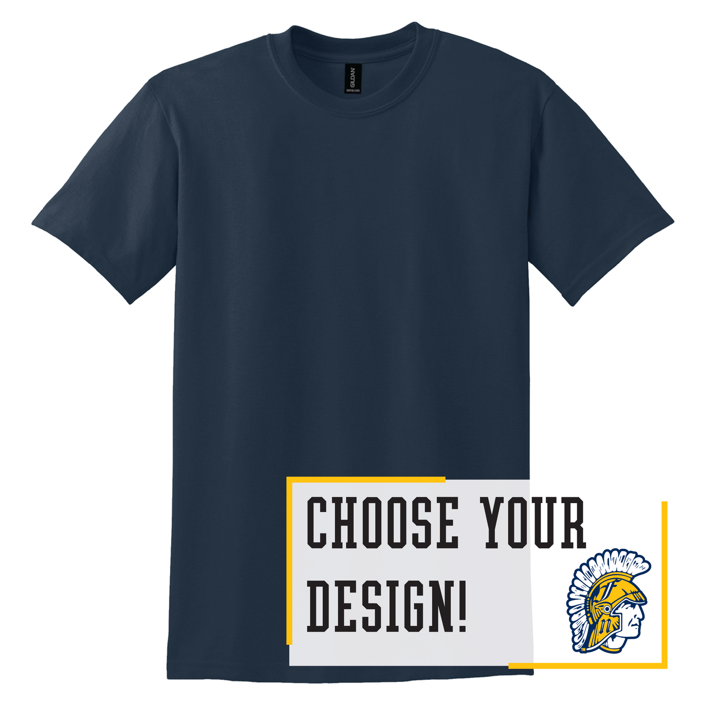 Spartans Gildan® DryBlend® 50 Cotton/50 Poly T-Shirt (8000)
