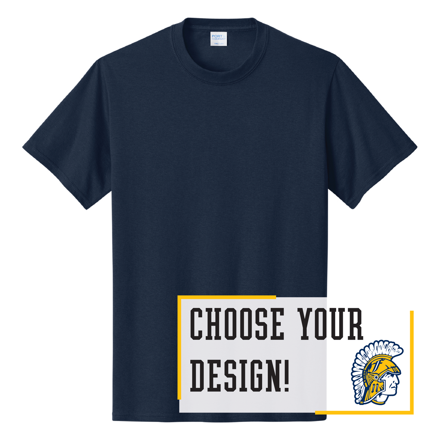 Spartans Port & Co™ Core Cotton Tee (PC54)