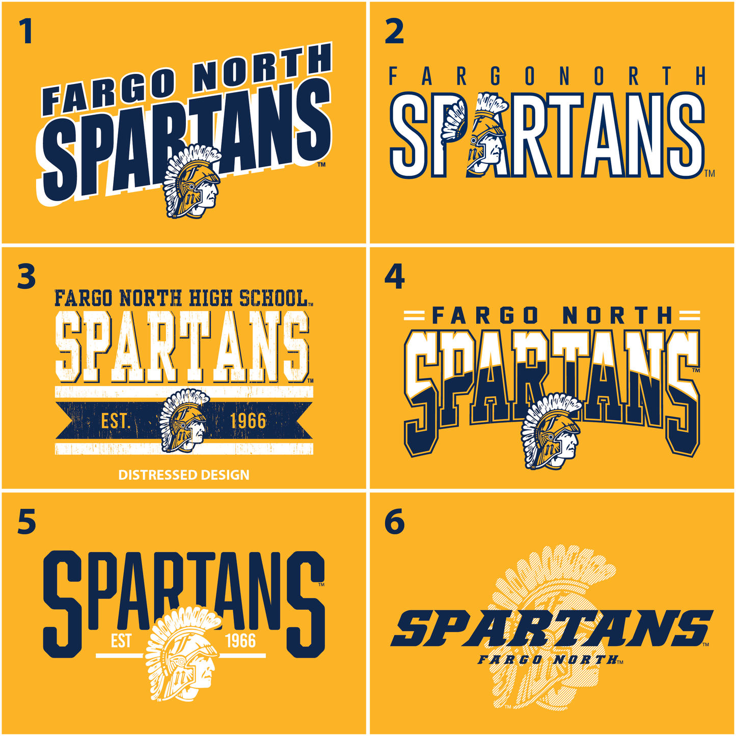 Spartans District® Perfect Tri® Tee (DM130)