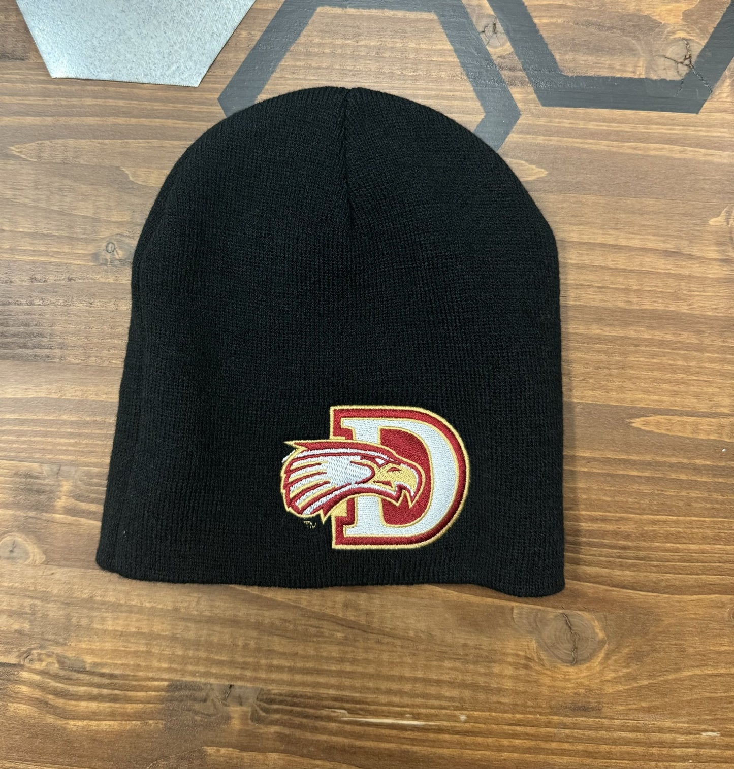 Eagles Black Basic Pacific Headwear Beanie