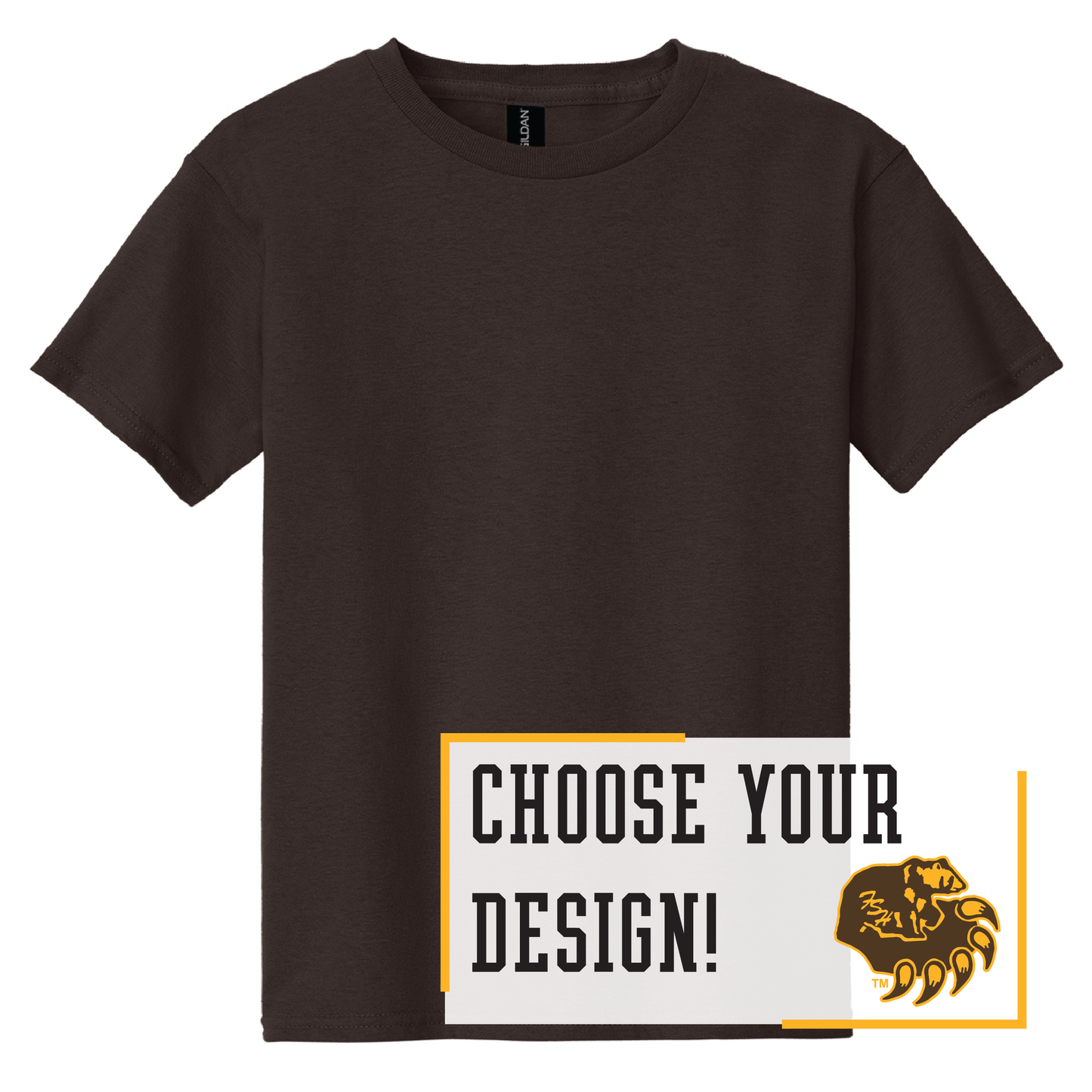 Bruins Gildan® Youth 100% Cotton T-Shirt (5000b)