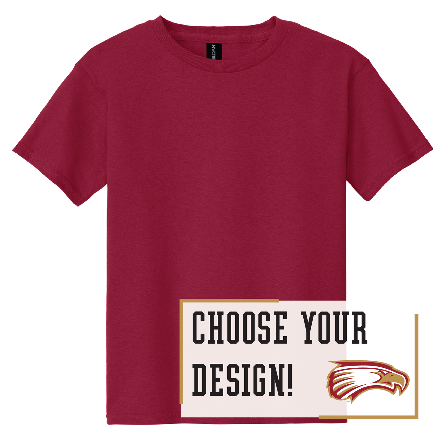 Eagles Gildan® Youth 100% Cotton T-Shirt (5000b)