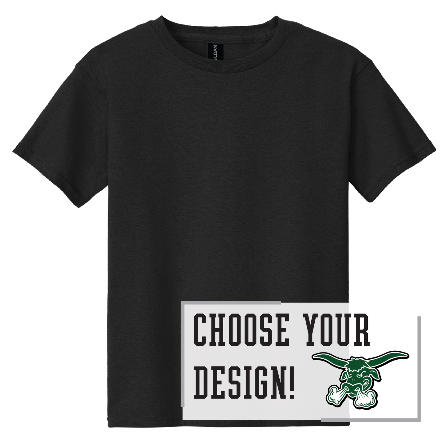 Packers Gildan® Youth 100% Cotton T-Shirt (5000b)
