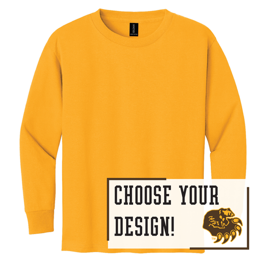 Bruins Gildan® Youth 100% Cotton Long Sleeve T-Shirt (5400b)