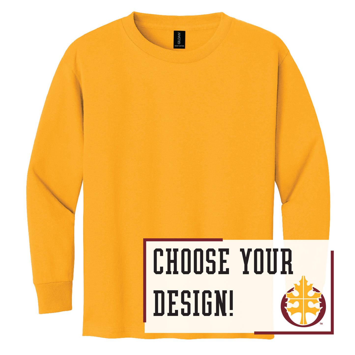 Oak Grove Gildan® Youth 100% Cotton Long Sleeve T-Shirt (5400b)