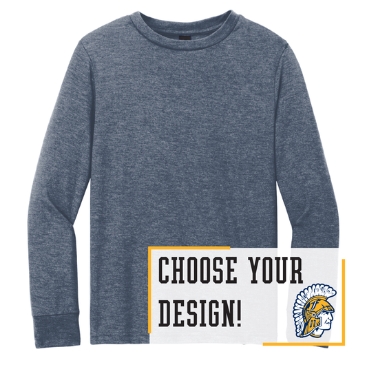 Spartans District® Youth Perfect Tri® Long Sleeve Tee (DT132Y)