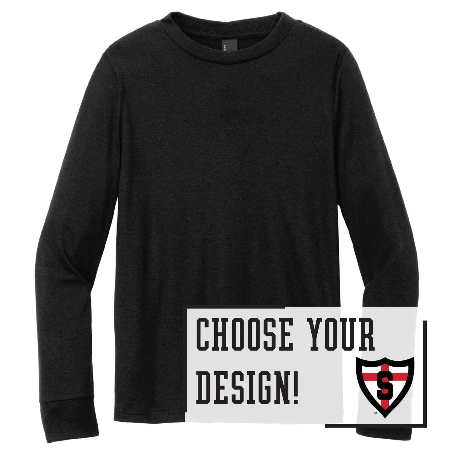 Shanley District® Youth Perfect Tri® Long Sleeve Tee (DT132Y)