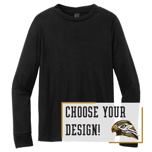 Hawks District® Youth Perfect Tri® Long Sleeve Tee (DT132Y)