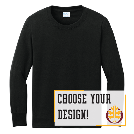 Oak Grove Port & Co™ Youth Long Sleeve Core Cotton Tee (PC54YLS)
