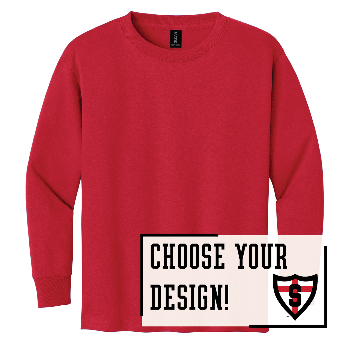 Shanley Gildan® Youth Heavy Blend™ Crewneck Sweatshirt (18000B)