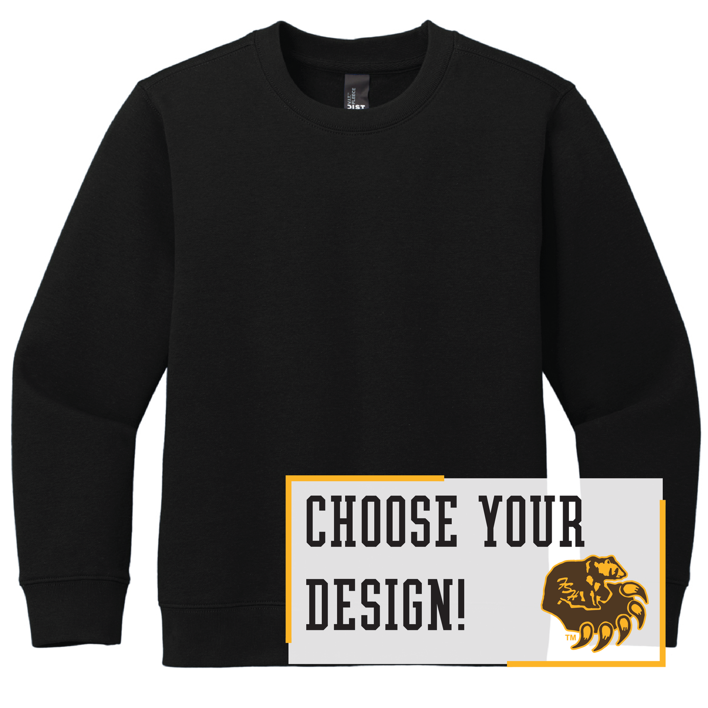 Bruins District® Youth V.I.T.™ Fleece Crew (DT6104Y)