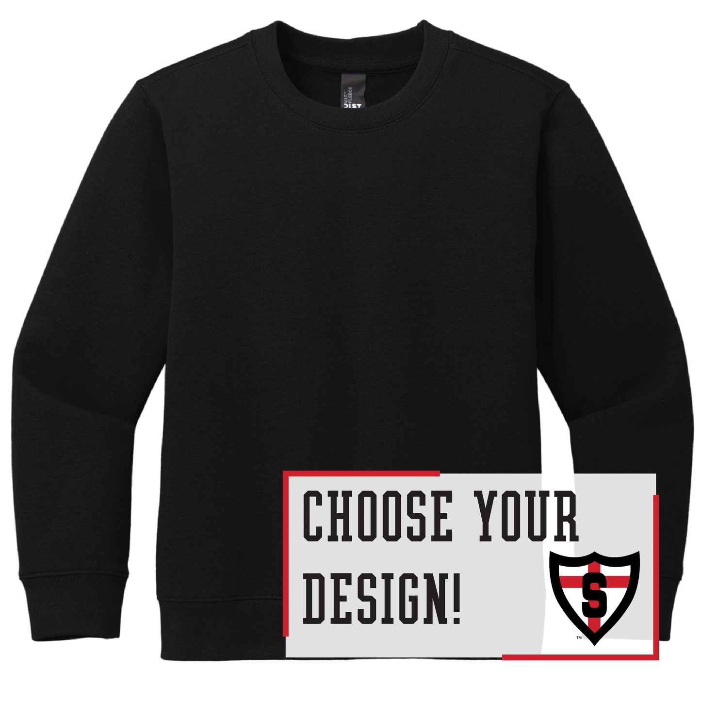 Shanley District® Youth V.I.T.™ Fleece Crew (DT6104Y)