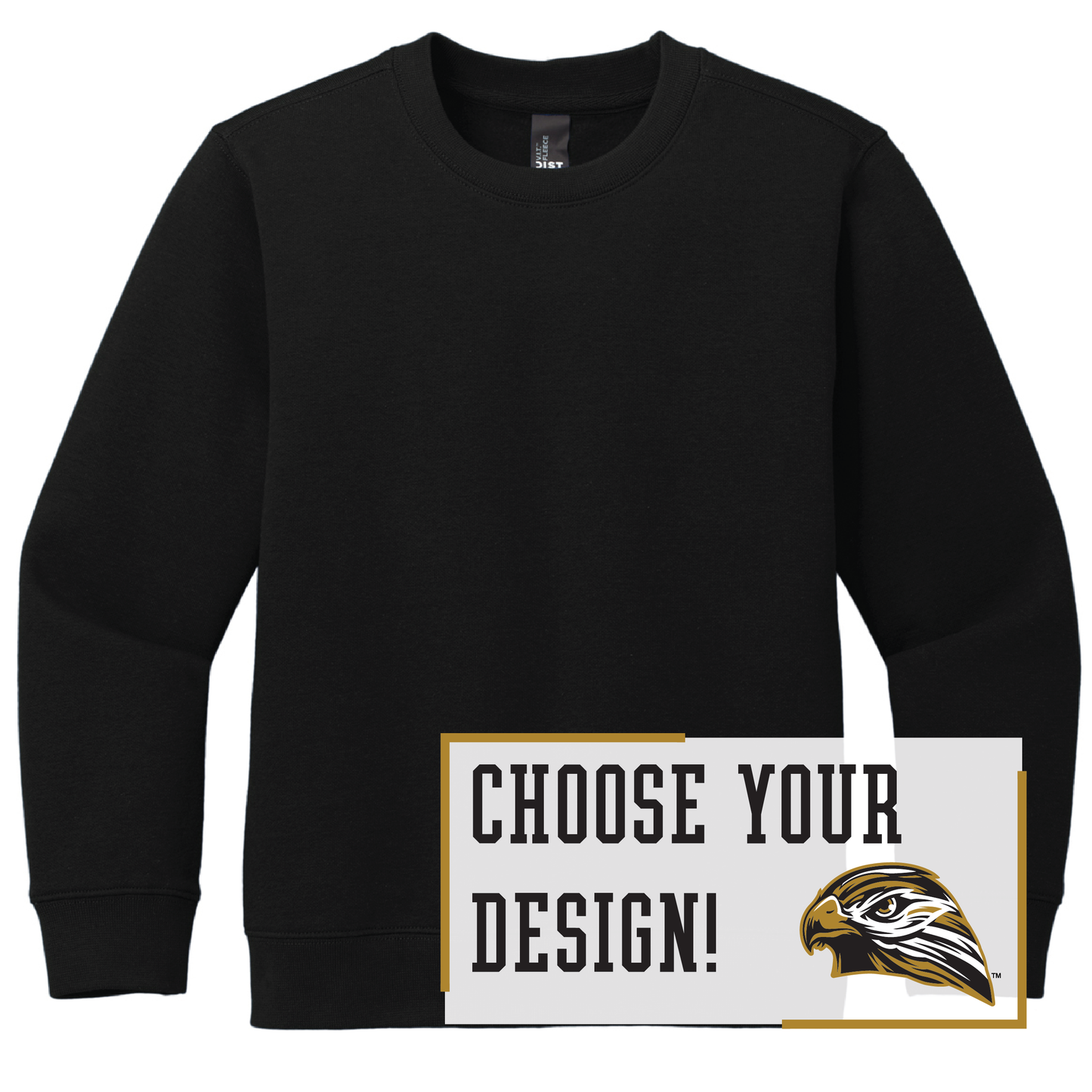 Hawks District® Youth V.I.T.™ Fleece Crew (DT6104Y)