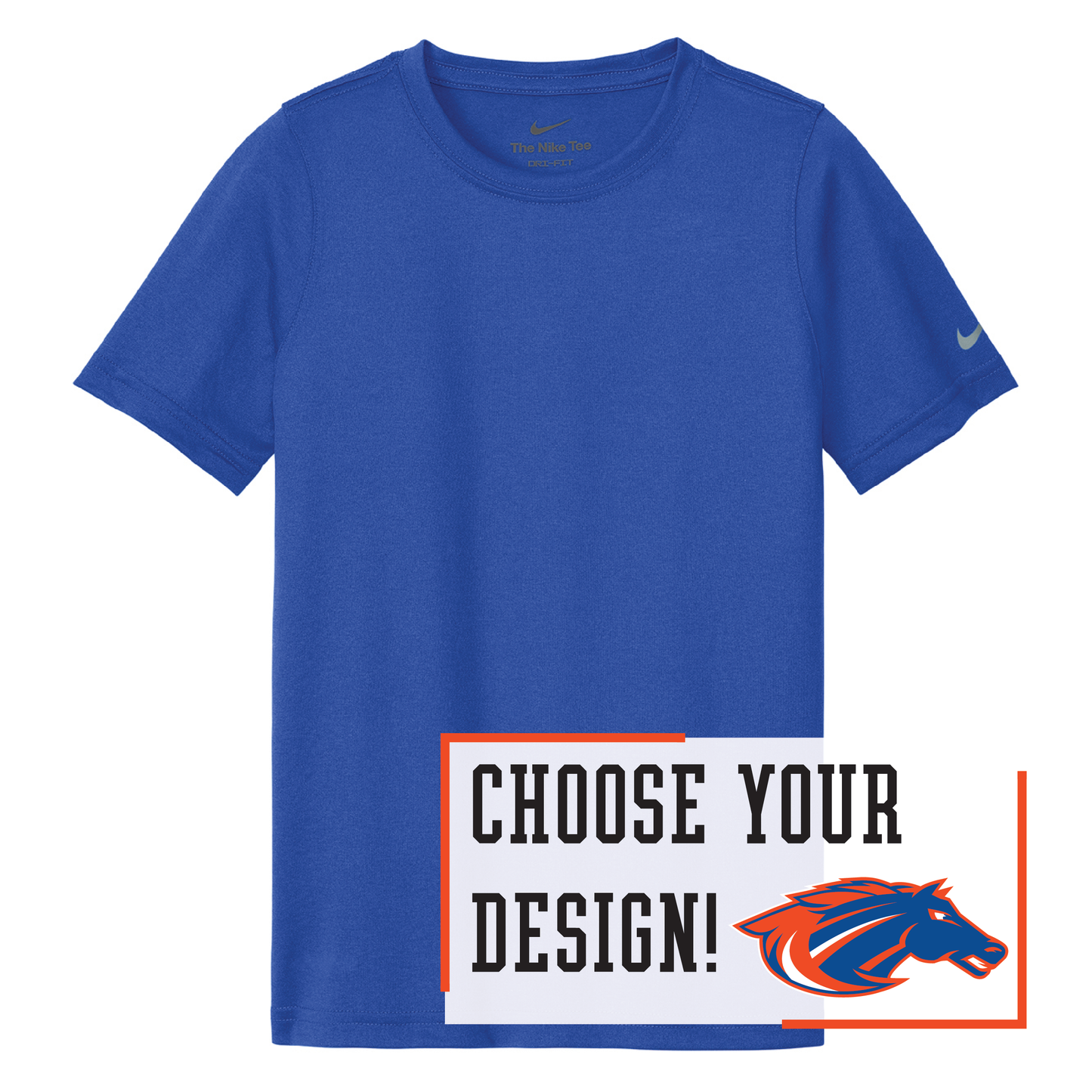 Mustangs Nike Youth Swoosh Sleeve rLegend Tee (NKDX8787)