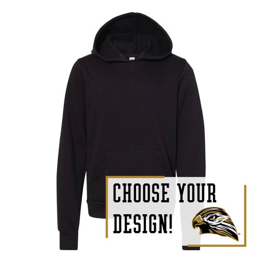 Hawks BELLA+CANVAS® Youth Sponge Fleece Hoodie (3719Y)