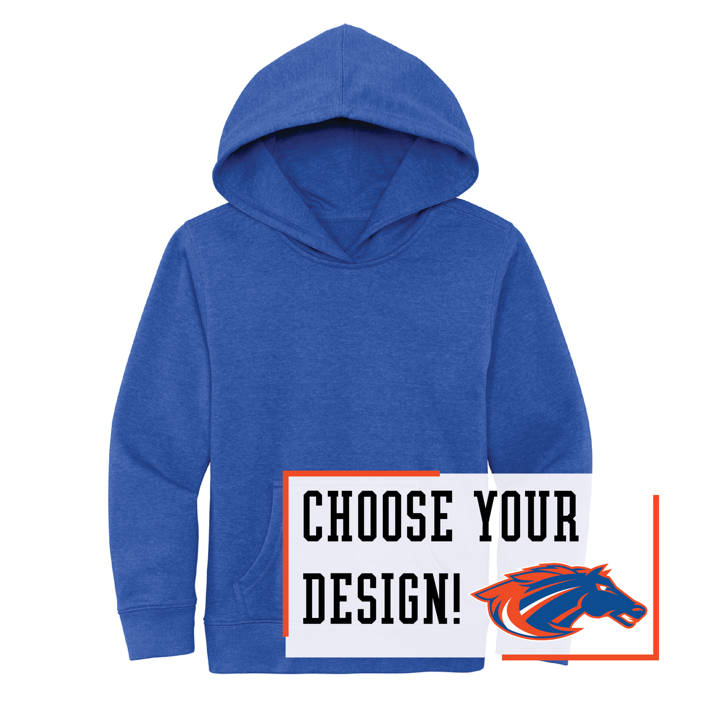 Mustangs District® Youth V.I.T.™ Fleece Hoodie (DT6100Y)