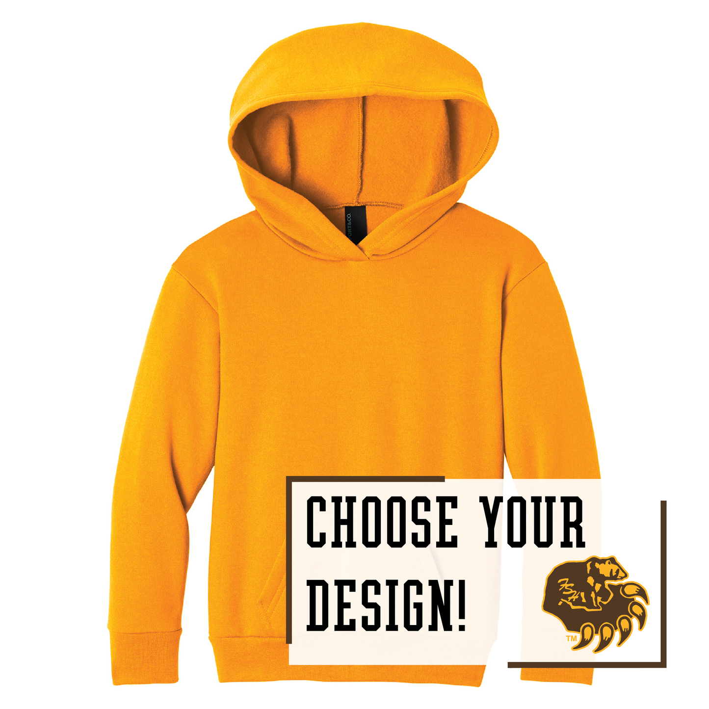 Bruins Port & Co™ Youth Pullover Hooded Sweatshirt (PC68YH)