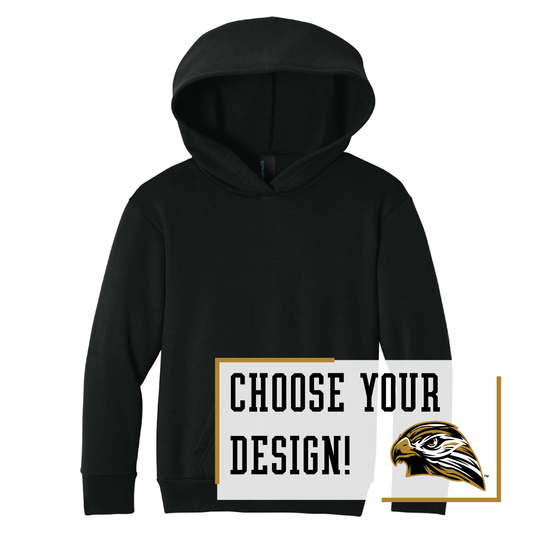 Hawks Port & Co™ Youth Pullover Hooded Sweatshirt (PC68YH)