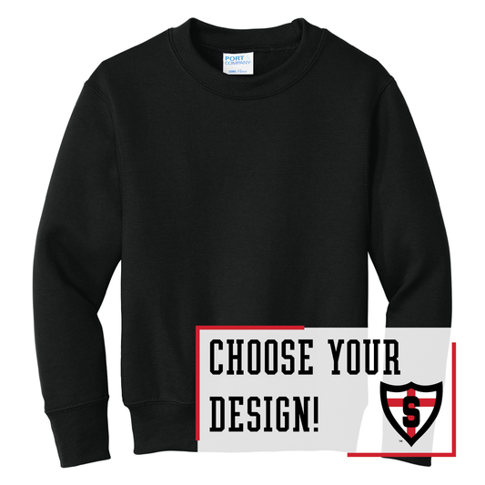 Shanley Port & Co™ Youth Core Fleece Crewneck Sweatshirt (PC78Y)